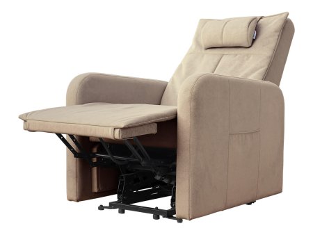 Кресло реклайнер с подъемом FUJIMO LIFT CHAIR F3005 FLWK Ваниль (Sakura 4)