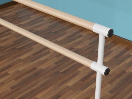 Станок балетный мобильный двухрядный с колесиками