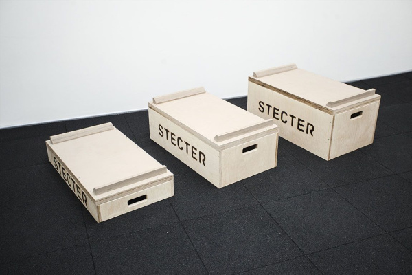 Комплект тяжелоатлетических плинтов + доп. секция (Н=89 см, материал-фанера)