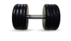 Гантель Barbell 42 кг классик с вращающейся ручкой хром 