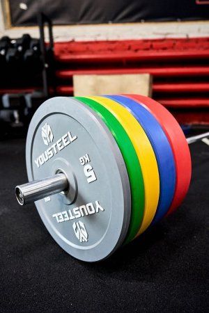 Диски YOUSTEEL каучуковые EVO, цветные