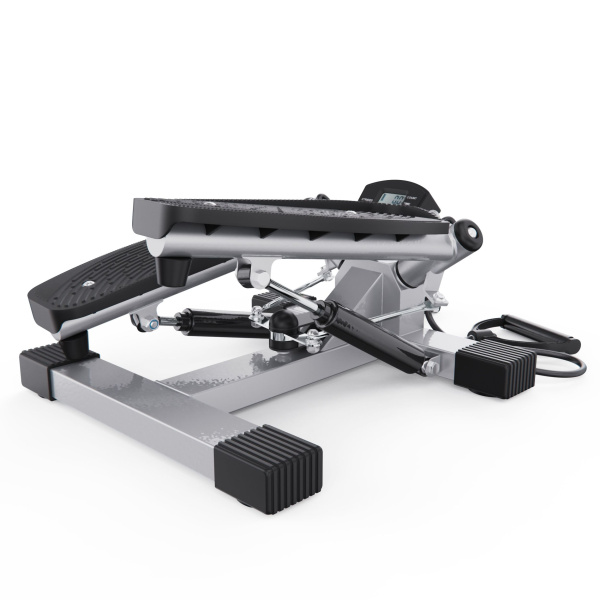 Большой поворотный степпер DFC X-STEPPER с эспандерами