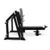 Скамья для жима лёжа с доводчиком, упором и подставкой для ног BRONZE GYM PARTNER ML-901