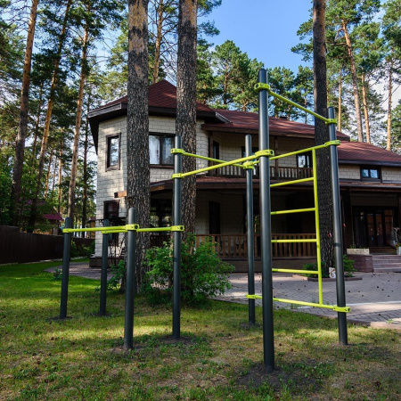 W217 Воркаут (брусья, 3 перекладины, шведская стенка) ZAVODSPORTA