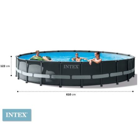 Бассейн каркасный 610х122см Intex 26334
