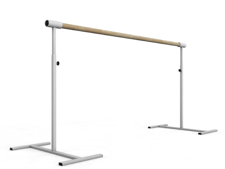 Станок балетный мобильный однорядный с регулировкой высоты на Н-образном основании