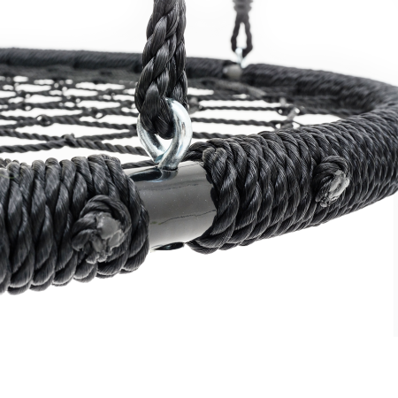 Качели-гнездо подвесные UNIX Line Black 100