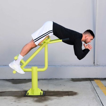 F-1702 Уличный тренажер Гиперэкстензия ZAVODSPORTA