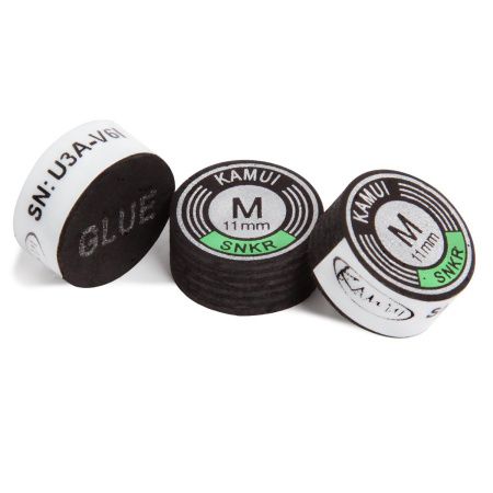 Наклейка для кия Kamui Snooker Black ø11мм Medium 1шт.