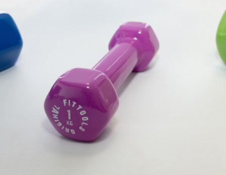Гантели в виниловой оболочке Original FitTools FT-VWB-1