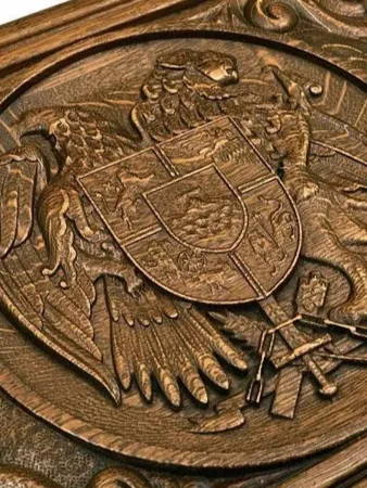 Нарды резные "Герб Армении 2", Mkhitaryan