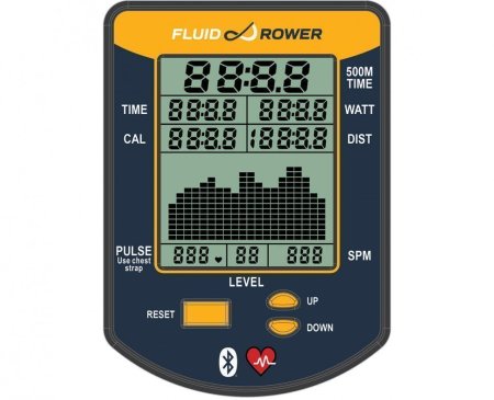 Гребной тренажер  Fluid Rower Evolution E350