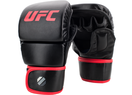 Перчатки MMA для спарринга UFC 8 унций S/M Черные