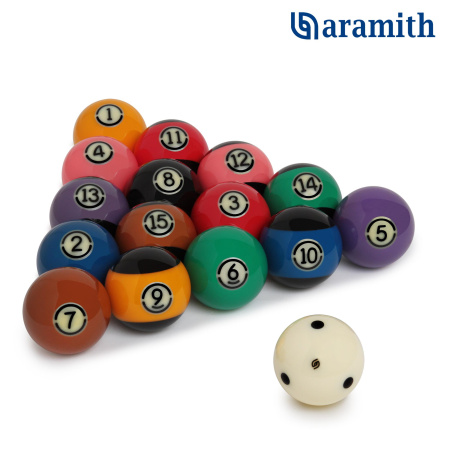 Шары Aramith Tournament Pool Black TV ø57,2мм