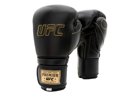 Премиальные тренировочные перчатки UFC на липучке 18 Oz