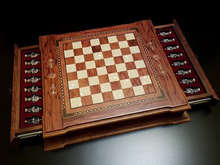 Шахматы подарочные "Цитадель" роза антик
