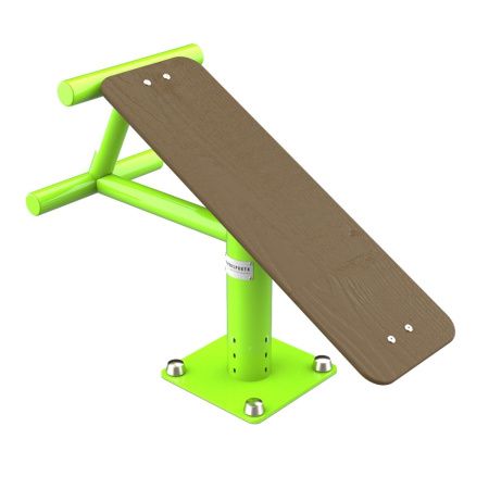 F-1701 Уличный тренажер Скамья для пресса ZAVODSPORTA