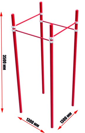 Турник квадратный серии "Воркаут"