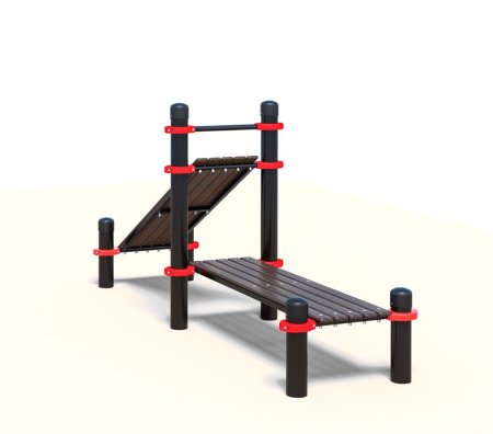 Двойная лавка для пресса - горизонтальная + с уклоном