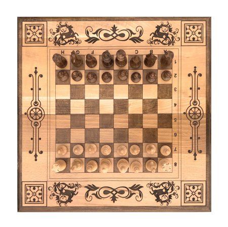 Шахматы + нарды "Олень" 50, Zakaryan