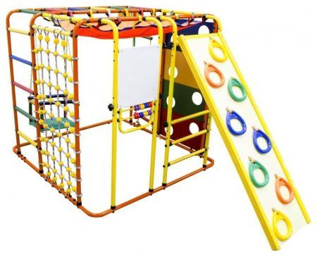 Спортивно-игровой комплекс Формула Здоровья Кубик У Плюс (красный-радуга)