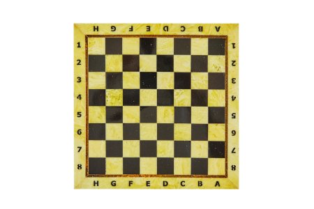 Шахматный ларец из янтаря с доской малый 25*25