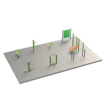 S-1002 Спортивная площадка 104 кв.м ZAVODSPORTA