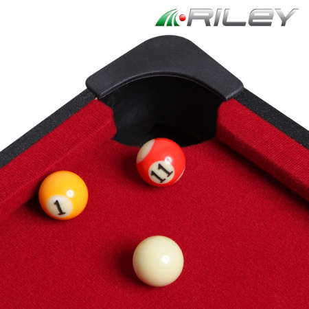Бильярдный стол Riley Пул 1,5фт с комплектом аксессуаров 46x23x14см