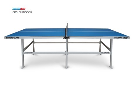 Теннисный стол Start line City Outdoor с сеткой BLUE