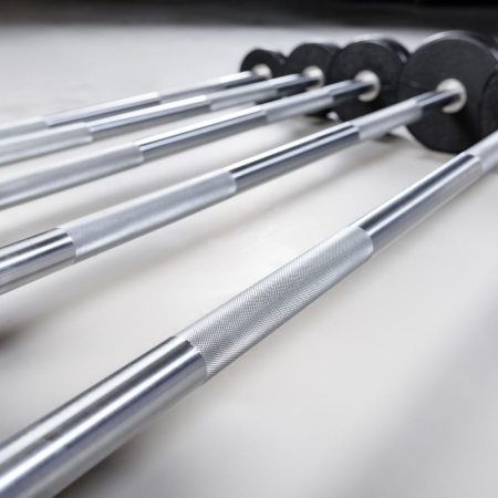 Набор прямых полиуретановых штанг (шаг 5 кг, 5 шт) PROFI-FIT 10-30 кг