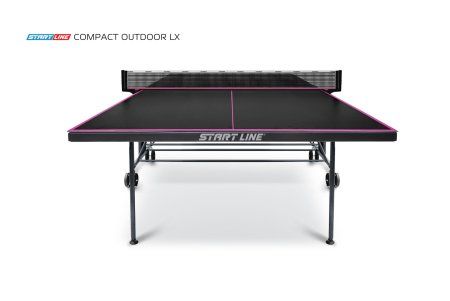 Стол теннисный Compact-2 LX Всепогодный Black