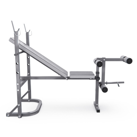 Скамья со стойками под штангу DFC D70