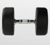 Гантель обрезиненная BRONZE GYM 25 кг.