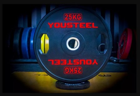 Диск YOUSTEEL TWO HANDLES 25 кг