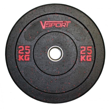Диск бамперный V-Sport 25 кг.