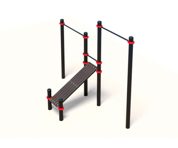 Турники  с лавочкой для пресса (PAW-20)