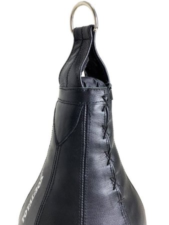 Груша кожаная боксерская Капля большая TOTALBOX (Черный)