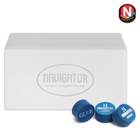 Наклейка для кия Navigator Blue Impact Snooker ø11мм Hard 1шт.