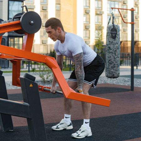 P-1816 Уличный тренажер Мультиштанга с переменной нагрузкой ZAVODSPORTA