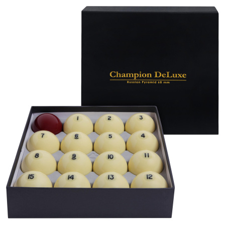 Шары Champion DeLuxe Pyramid ø68мм красный биток