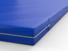 Мат гимнастический 2000х1250х100 мм на молнии (синий)