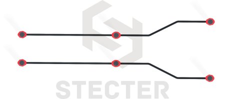 Брусья двойные, разноуровневые с подъездом для коляски