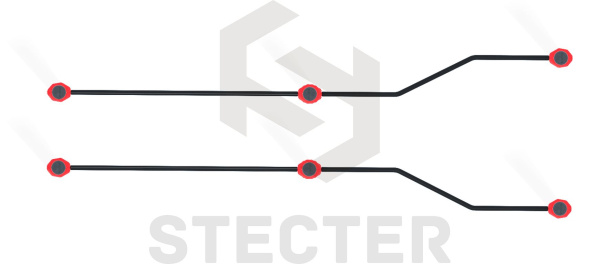 Брусья двойные, разноуровневые с подъездом для коляски