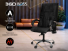 Офисное массажное кресло EGO BOSS EG1001 LKFO АНТРАЦИТ (Арпатек)