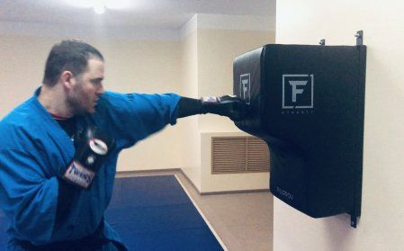 Подушка апперкотная Г-образная большая «onePRO FILIPPOV» из натуральной кожи 15 кг