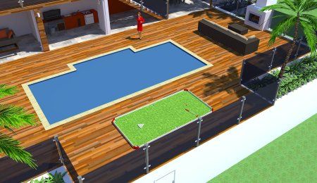 Игровая площадка гольф Бильярд 3.7