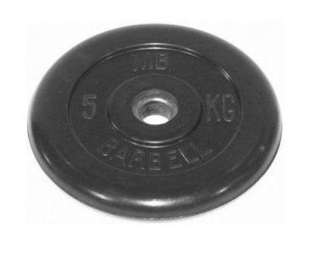 Диски обрезиненные Barbell 5 кг. 31 мм.