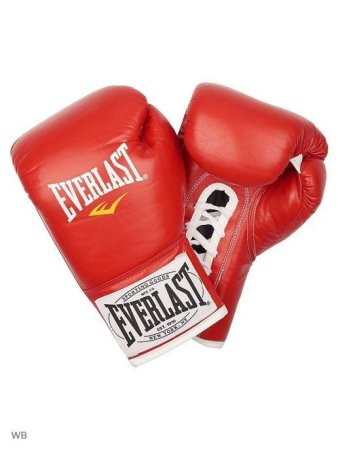 Перчатки боевые Everlast 1910 Fight Красный XL 10 Oz