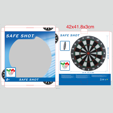 Дартс DFC BASEBOARD, 6 дротиков