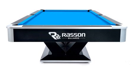 Бильярдный стол для пула RASSON "Victory 2 Plus" 8 футов (черный, сланец 30 мм)